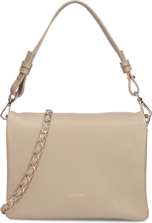 Janice Schoudertas
Dames Skylar, Materiaal: Leer, Kleur: Beige