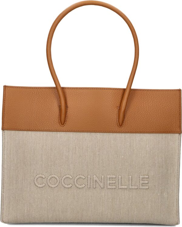 Coccinelle Handtas
Dames Myrtha, Materiaal: Leer, Kleur: Beige