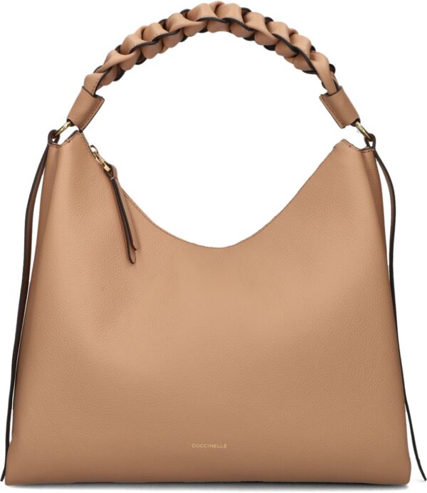 Coccinelle Schoudertas
Dames Double Grainy, Materiaal: Leer, Kleur: Beige