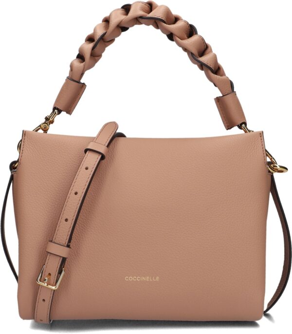 Coccinelle Schoudertas
Dames Boheme Grana Double, Materiaal: Leer, Kleur: Bruin