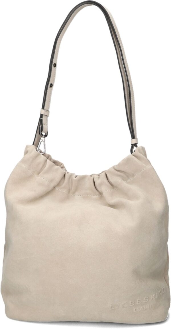 Liebeskind Schoudertas
Dames Ruffle Hobo M, Materiaal: Suède, Kleur: Beige