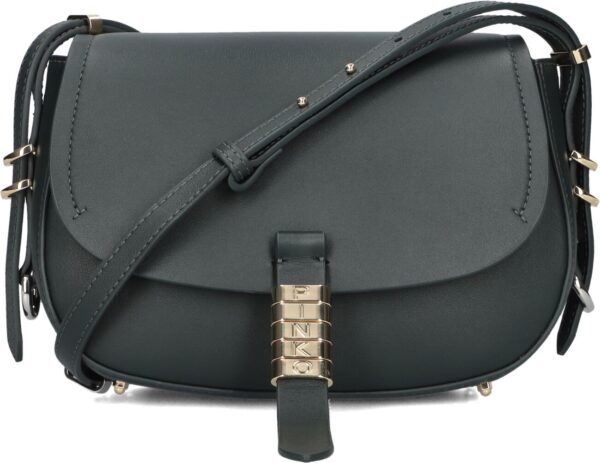 Pinko Schoudertas
Dames Saddle Mini, Materiaal: Leer, Kleur: Groen
