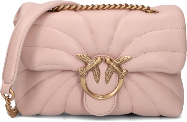 Pinko Schoudertas
Dames Love Puff Mini, Materiaal: Leer, Kleur: Roze