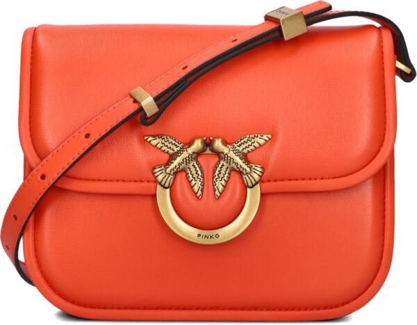 Pinko Schoudertas
Dames Love Box Bag, Materiaal: Leer, Kleur: Rood