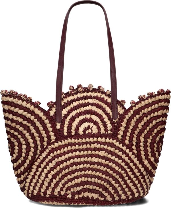 Vanessa Bruno Schoudertas
Dames Panier, Materiaal: Raffia, Kleur: Bordeaux