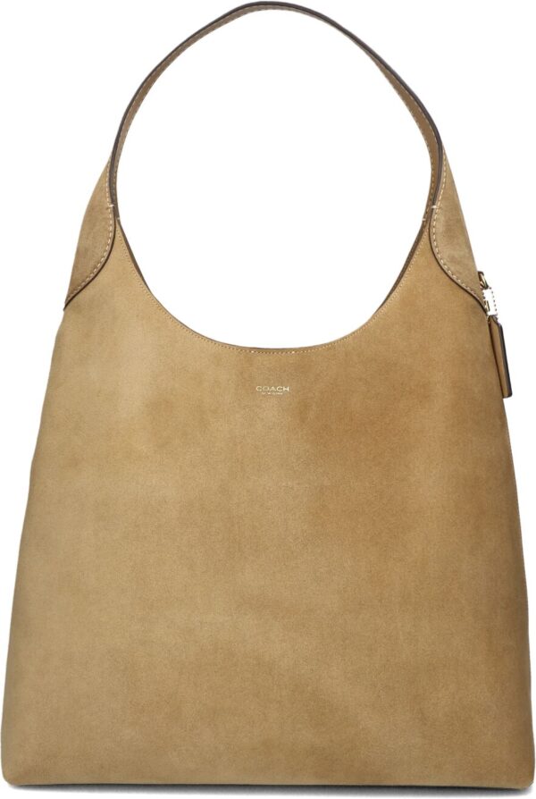 Coach Schoudertas
Dames Brooklyn Bag 39, Materiaal: Suède, Kleur: Camel