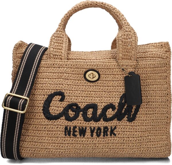 Coach Handtas
Dames Straw Cargo Tote, Materiaal: Papierstro, Kleur: Beige