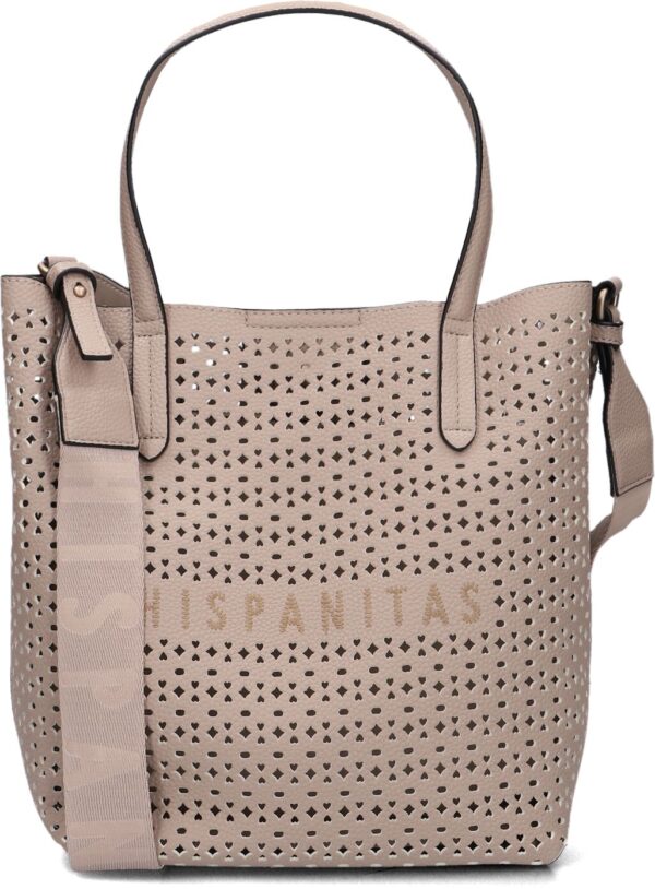 Hispanitas Handtas
Dames Bv253972, Materiaal: Leer, Kleur: Taupe