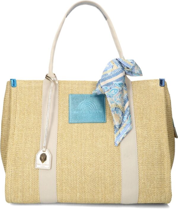 Kurt Geiger London Shopper
Dames Southbank Lg Shopper, Materiaal: Raffia, Kleur: Beige