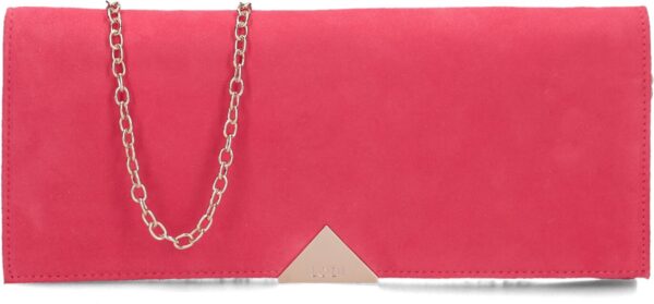 Lodi Clutch
Dames 1816, Materiaal: Suède, Kleur: Roze