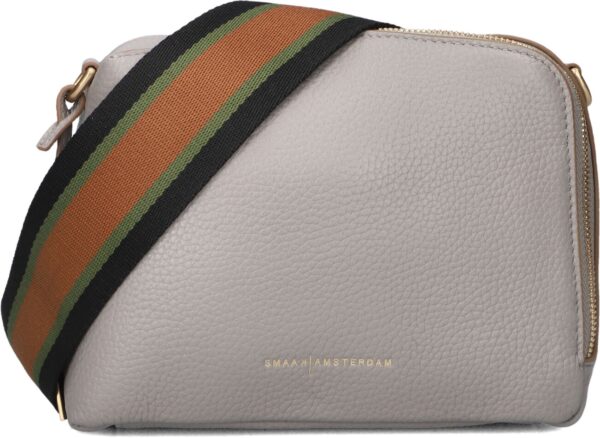 Smaak Amsterdam Crossbodytas
Dames Blake, Materiaal: Leer, Kleur: Taupe