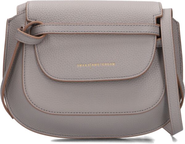 Smaak Amsterdam Schoudertas
Dames Clint, Materiaal: Leer, Kleur: Taupe
