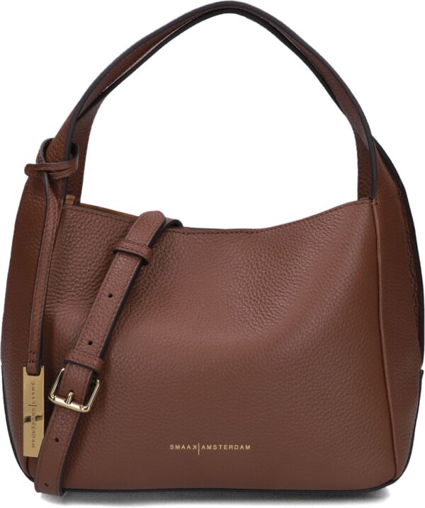 Smaak Amsterdam Handtas
Dames Sophie, Materiaal: Leer, Kleur: Camel