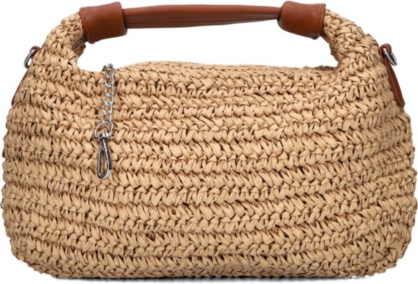 Núnoo Schoudertas
Dames Dandy Raffia, Materiaal: Raffia, Kleur: Bruin