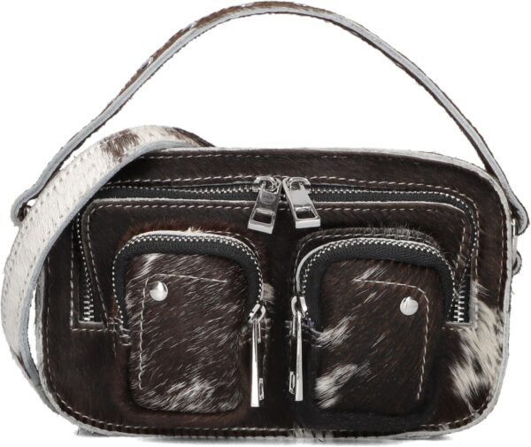 Núnoo Schoudertas
Dames Helena Black Dots, Materiaal: Ponyhair, Kleur: Zwart