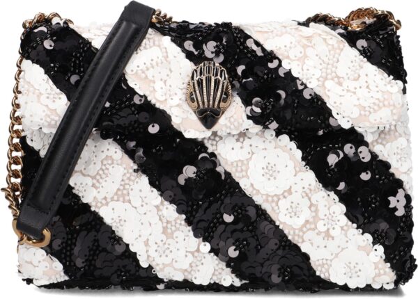 Kurt Geiger London Schoudertas
Dames Sequins Md Kensington, Materiaal: Pailletten, Kleur: Zwart