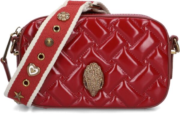 Kurt Geiger London Schoudertas
Dames Kensington Sm Camera Bag, Materiaal: Lakleer, Kleur: Rood