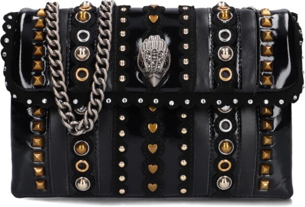 Kurt Geiger London Schoudertas
Dames Md Kensington Studs, Materiaal: Leer, Kleur: Zwart