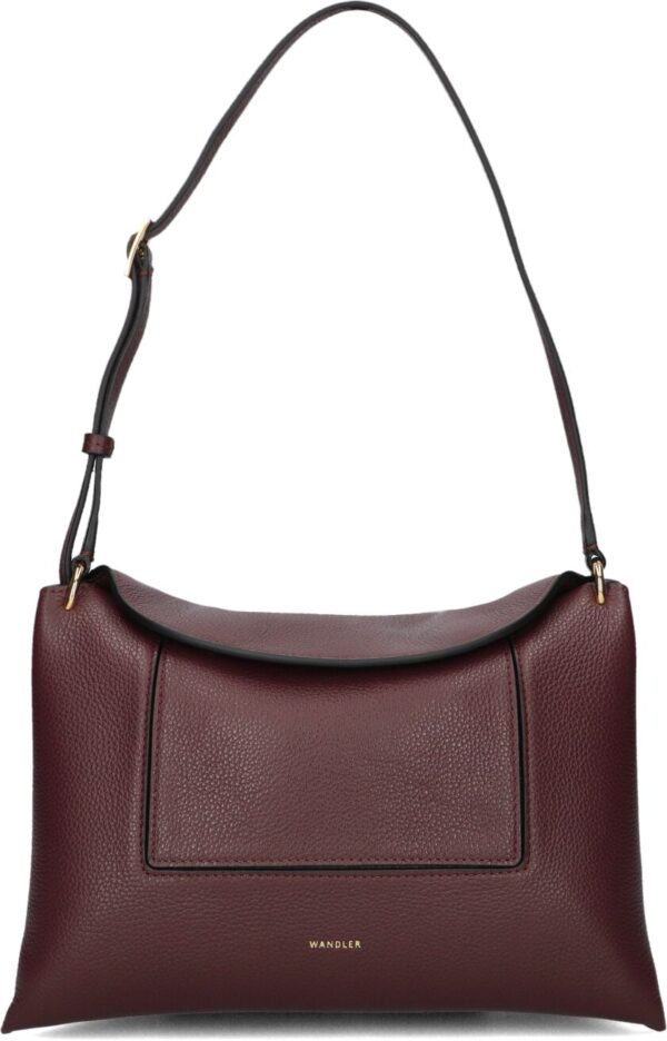 Schoudertas
Dames Penelope Slouch Bag, Materiaal: Leer, Kleur: Paars