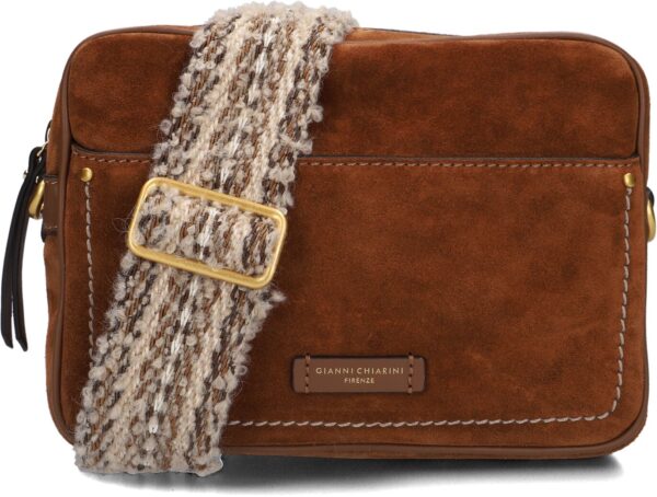 Gianni Chiarini Schoudertas
Dames Nina 12060, Materiaal: Suède, Kleur: Cognac