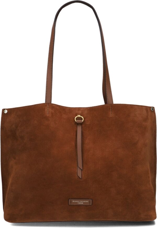 Gianni Chiarini Handtas
Dames Egle 11485, Materiaal: Suède, Kleur: Cognac