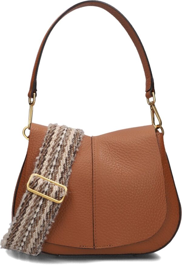 Gianni Chiarini Schoudertas
Dames Helena Round 11086, Materiaal: Leer, Kleur: Cognac