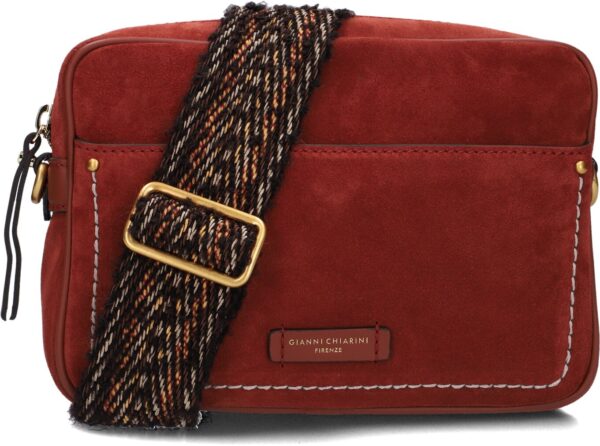 Gianni Chiarini Crossbodytas
Dames Nina 12060, Materiaal: Suède, Kleur: Rood