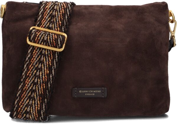 Gianni Chiarini Crossbodytas
Dames Brenda 12045, Materiaal: Suède, Kleur: Bruin