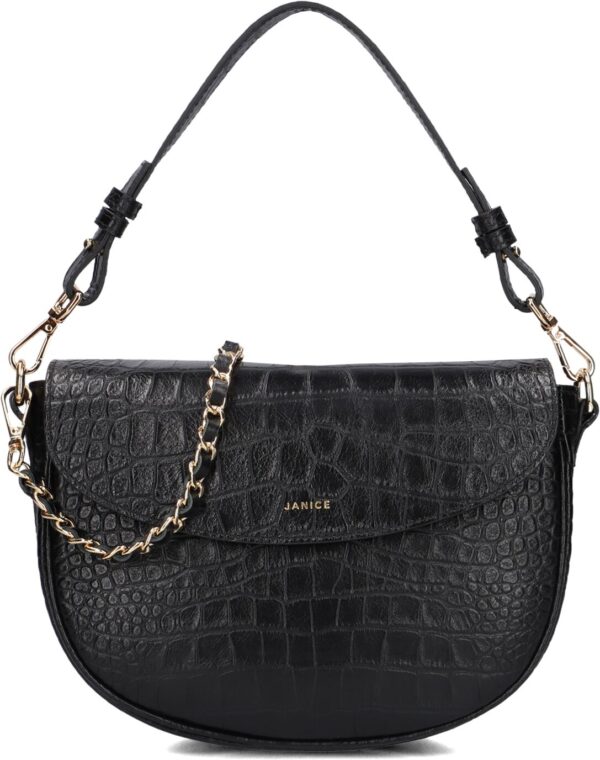 Janice Handtas
Dames Tayler, Materiaal: Leer, Kleur: Zwart