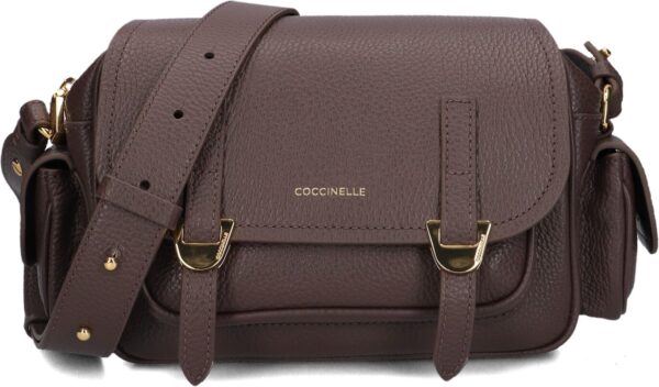 Coccinelle Crossbodytas
Dames Campus, Materiaal: Leer, Kleur: Bruin