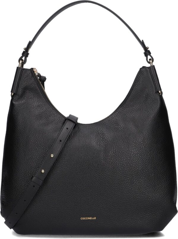 Coccinelle Schoudertas
Dames Rebekka 13, Materiaal: Leer, Kleur: Zwart