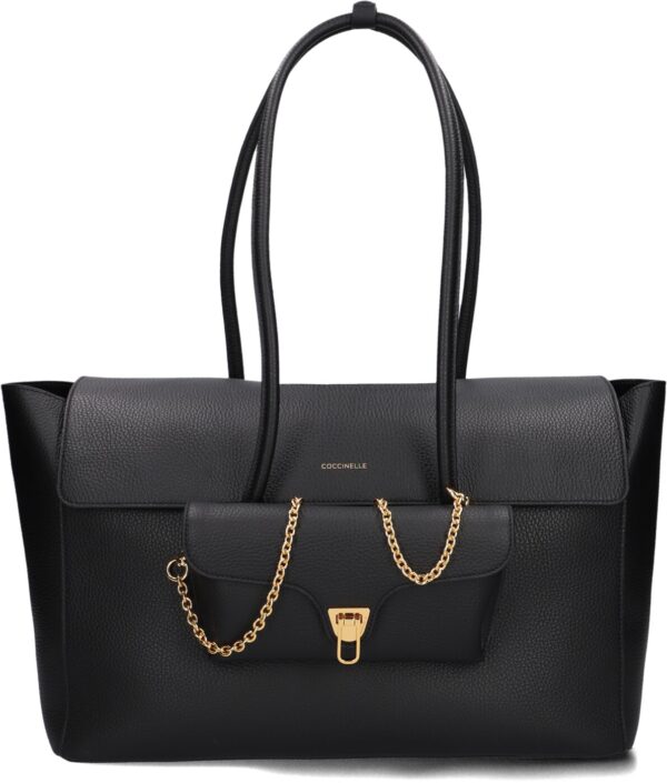 Coccinelle Handtas
Dames Double Beat, Materiaal: Leer, Kleur: Zwart