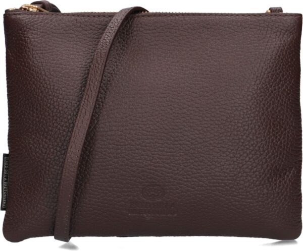 Fred de la Bretoniere Schoudertas
Dames Bregje Crossbody, Materiaal: Leer, Kleur: Bruin