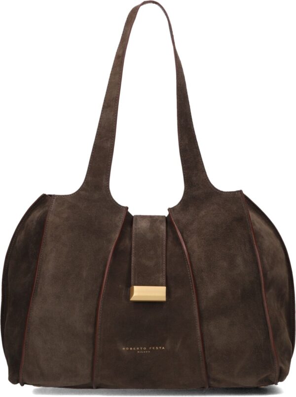 Roberto Festa Schoudertas
Dames Eloise, Materiaal: Suède, Kleur: Bruin