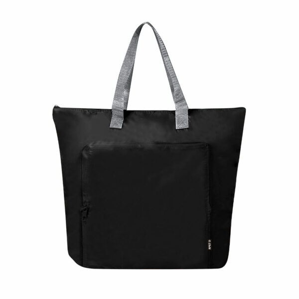Koeltas Bondi - zwart - lunchpakket of drankjes - 15 liter - 45 x 36 x 9 cm - shopper model