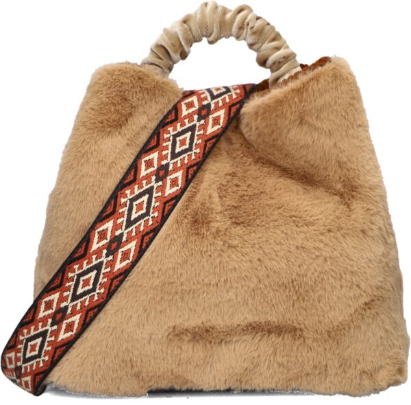 Handtas
Dames Coral Fake, Materiaal: Faux Fur, Kleur: Camel
