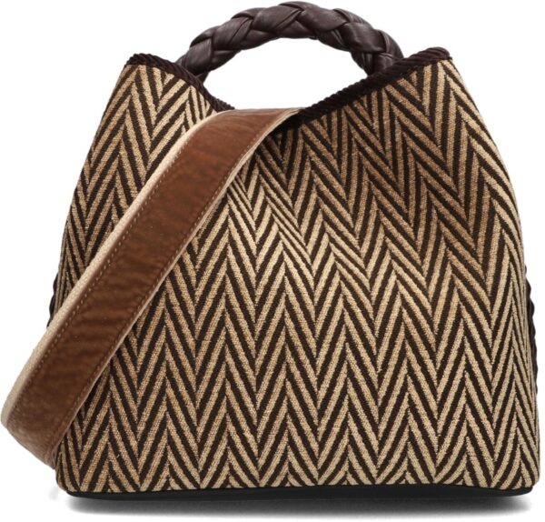 Schoudertas
Dames Coral, Materiaal: Textiel, Kleur: Bruin