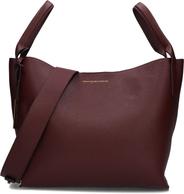 Smaak Amsterdam Schoudertas
Dames Scott, Materiaal: Leer, Kleur: Bordeaux