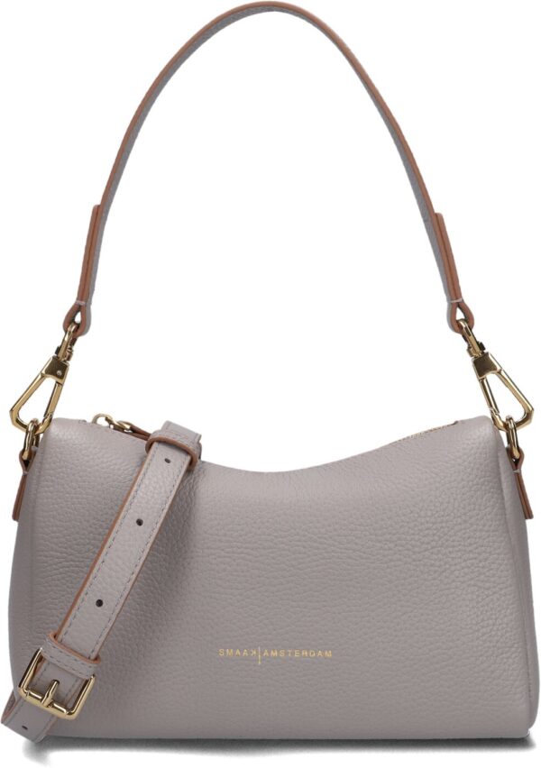 Smaak Amsterdam Handtas
Dames Jack, Materiaal: Leer, Kleur: Lichtgrijs
