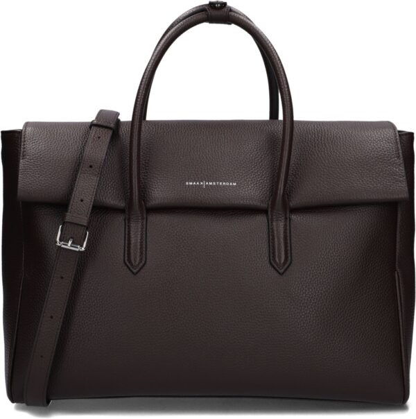 Smaak Amsterdam Schoudertas
Dames Barbara Xl, Materiaal: Leer, Kleur: Bruin