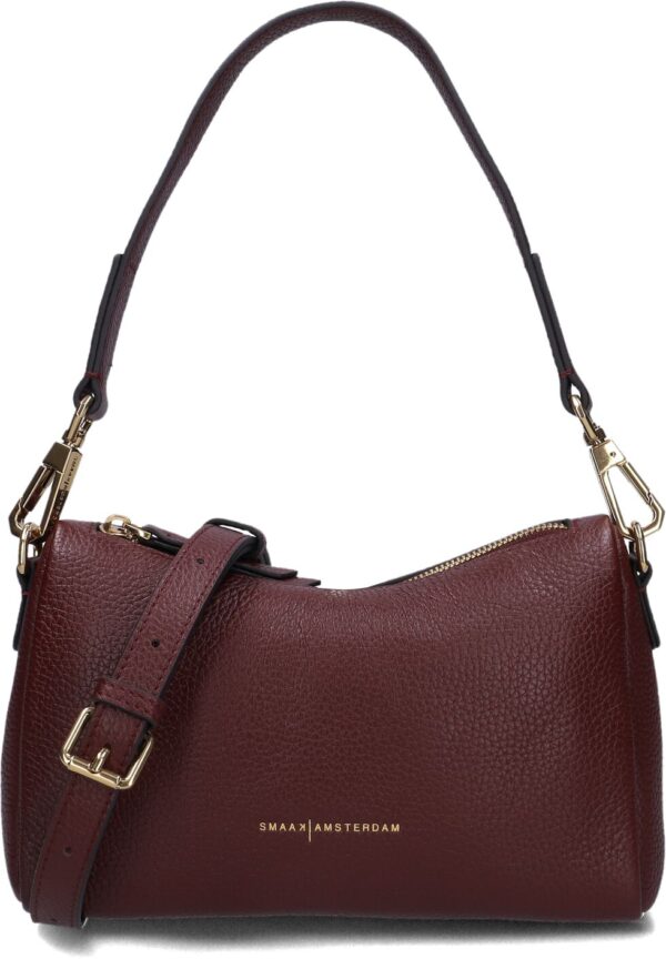 Smaak Amsterdam Handtas
Dames Jack, Materiaal: Leer, Kleur: Bordeaux