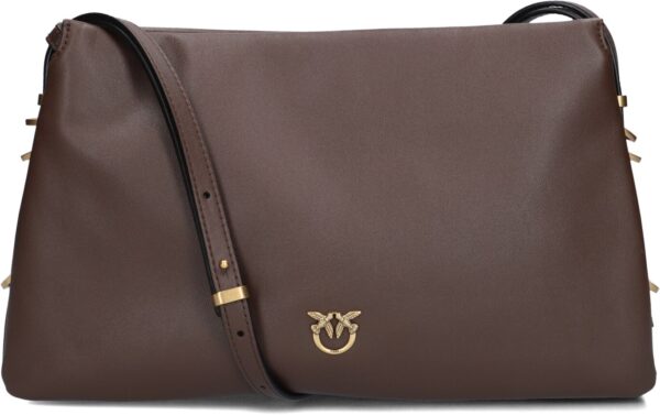 Pinko Schoudertas
Dames Triplet, Materiaal: Leer, Kleur: Bruin