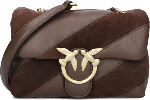 Pinko Schoudertas
Dames Love Puff Mini, Materiaal: Leer, Kleur: Bruin