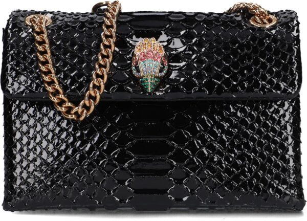 Kurt Geiger London Schoudertas
Dames Md Kensington.1, Materiaal: Lakleer, Kleur: Zwart