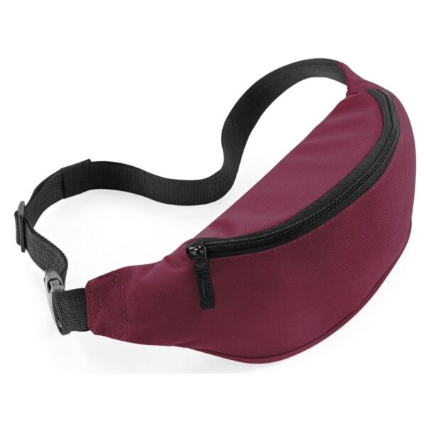 Bagbase Heuptasje/buideltasje - bordeaux rood - 38 x 14 cm