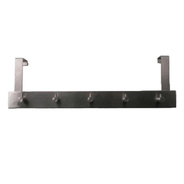 Siro Deur kapstok - 5 ophang haken - RVS - 16 x 40 cm - deur