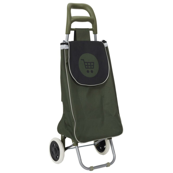 Boodschappentrolley Wheeled - donkergroen - 96 x 34 x 30 cm - 50 liter