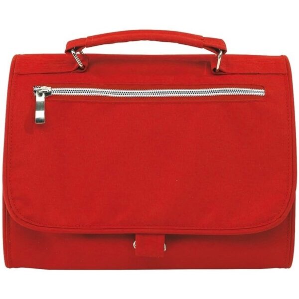 Luxe toilettas/make-up tas - rood - 25 x 18 cm - Reis etui