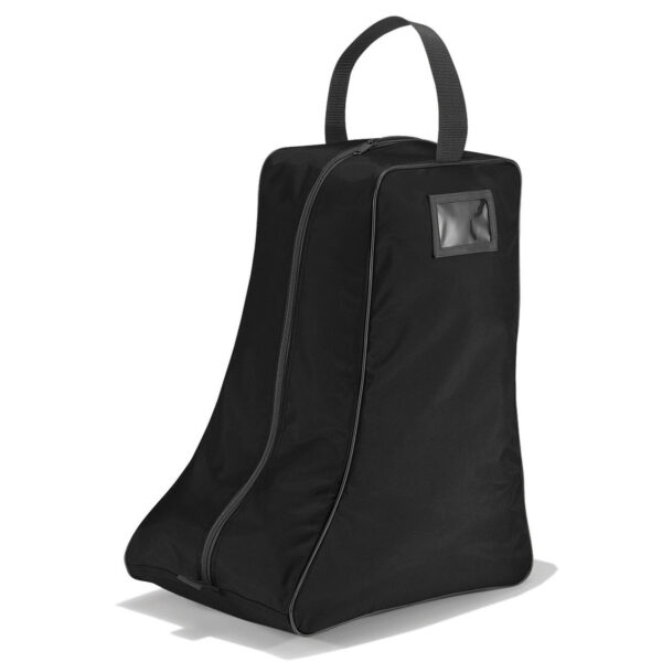 Zwart/grijze laarzen opbergtas van 28 liter - 36 x 25 x 47 cm