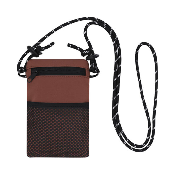 Multifunctioneel tasje/schoudertas - bordeaux - telefoon/geld tasje